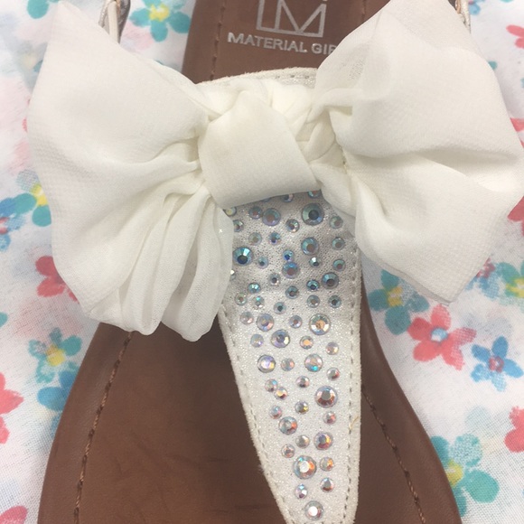 Material Girl Bow flat sandals - Picture 2 of 8
